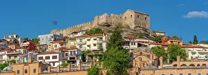 Day Trip Prints: View of Kavala Fortress from the port