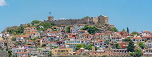 Thrace Prints: View of Kavala Fortress from the port