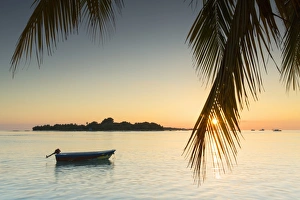 Kuramathi Island Prints: View of Kuramathi Island, Rasdhoo Island, Northern Ari Atoll, Maldives, Indian Ocean