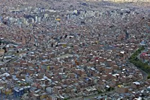Images Dated 15th November 2010: View over La Paz city, Bolivia, South America