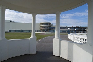 Pavilions Prints: View of De la Warr Pavilion, Bexhill, Sussex, England, United Kingdom, Europe