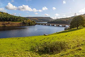 Connections Prints: View of Ladybower Reservoir, Derbyshire, Peak District National Park, England, United