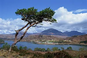 Loch Prints: View over lake and hills