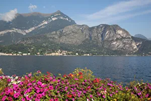 Mountainous Prints: View of lake looking towards Cadenabbia, Bellagio, Lake Como, Lombardy