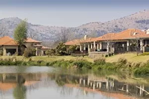 Images Dated 27th August 2011: The view across the lake in Pecanwood Estate, an affluent gated community in Hartbeespoort
