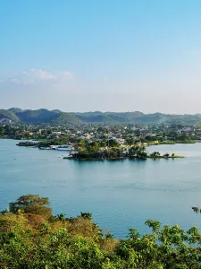 Vista Prints: View of lake peten itza from mirador rey canek in san miguel