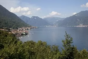 Images Dated 13th August 2011: View of lakeside village, Lake Como, Lombardy, Italian Lakes, Italy, Europe