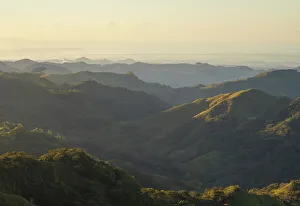 Guanacaste Province Prints: View of landscape near Monte Verde, Guanacaste Province, Costa Rica, Central America