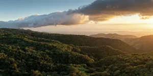 Guanacaste Province Prints: View of landscape near Monte Verde, Guanacaste Province, Costa Rica, Central America