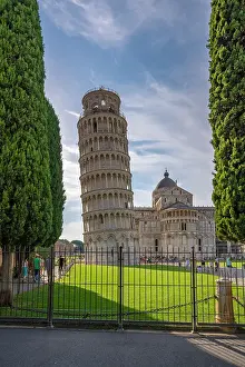 Pisa Prints: View of Leaning Tower of Pisa, UNESCO World Heritage Site