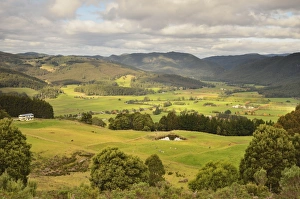 Pastoral Prints: View of Leven Valley, Gunns Plains, Tasmania, Australia, Pacific