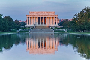 Washington Prints: View of the Lincoln Memorial, Washington, D.C. United States of America