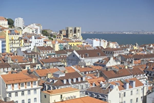 View of Lisbon old centre