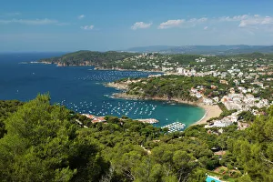 Costa Brava Prints: View over Llafranc and Cap Roig from Cap de St