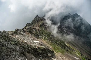 Rugged Terrain Prints: View a long the rugged mountain pass of Colle del Turlo