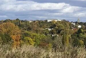 Images Dated 26th October 2009: View looking northeast towards Highgate from Hampstead Heath, London, England