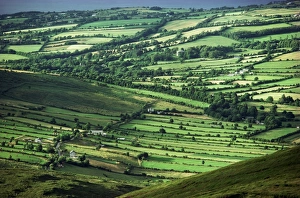 Clare Prints: View towards Lough Derg from Arra Mountains