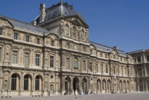 Images Dated 23rd September 2008: View of the Louvre Museum, Paris, France, Europe