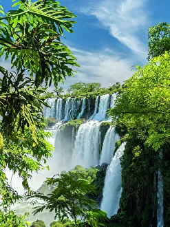 Flowing Water Gallery: A view from the lower circuit at Iguazu Falls, UNESCO World Heritage Site, Misiones Province