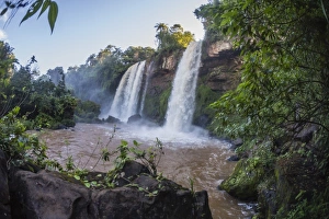 A view from the lower trail, Iguazu Falls National Park, UNESCO World Heritage Site