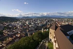 View over Lublijana, Slovenia, Europe