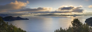 Lugu Lake Prints: View of Lugu Lake at dawn, Yunnan, China, Asia