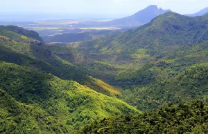 Recreational Prints: View of lush green valleys