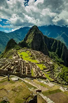 Machu Picchu Prints: View of Machu Picchu ruins, UNESCO World Heritage Site, Peru, South America