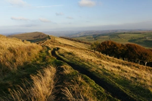 Peak District Prints: View from Mam Tor, Peak District, Derbyshire, England, United Kingdom, Europe