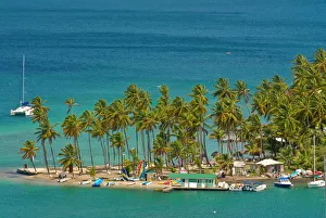 Images Dated 5th June 2007: View of Marigot Bay, St. Lucia, Windward Islands, West Indies, Caribbean, Central America