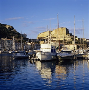 Haute Ville Prints: View over the Marina to Citadel and Haute Ville