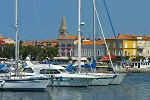 Images Dated 13th May 2007: View over the Marina, Porec, Istria, Croatia, Adriatic, Europe