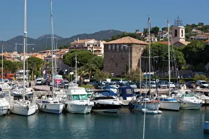 Marinas Prints: View over marina, Sainte-Maxime