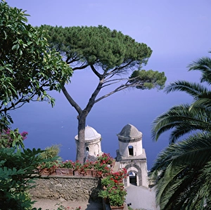 Ravello Prints: View to Mediterranean sea