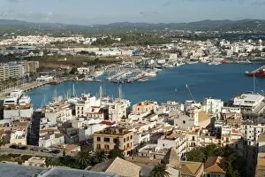 Images Dated 20th November 2010: View from the Mirador del Rei Jaume I, Ibiza Castle, Old Town, Dalt Vila, Ibiza (Eivissa)