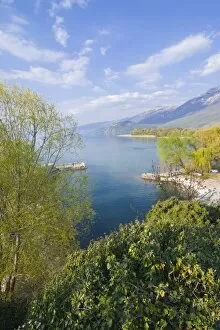 Images Dated 22nd April 2008: View from the Monastery of St. Naum at Lake Ohrid, UNESCO World Heritage Site