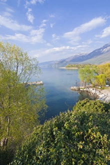 Images Dated 22nd April 2008: View from the Monastery of St. Naum at Lake Ohrid, UNESCO World Heritage Site