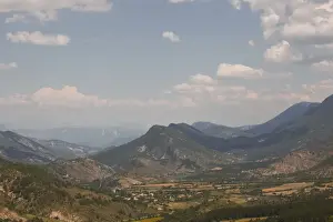 Drome Prints: The view towards Montagne de Lure on the border of Alpes-de-Haute-Provence and Drome