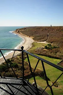 Images Dated 31st October 2008: View from Montauk Point Lighthouse, Montauk, Long Island, New York State