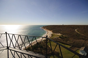 Images Dated 31st October 2008: View from Montauk Point Lighthouse, Montauk, Long Island, New York State