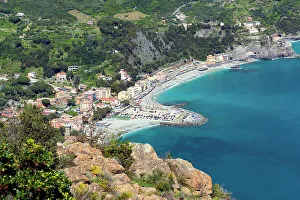 Apartments Prints: A view of Monterosso al Mare, Cinque Terre