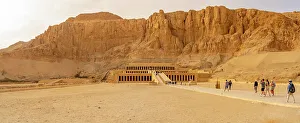 Deserts Prints: View of Mortuary Temple of Hatshepsut