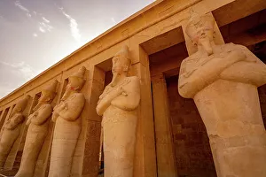 Deir El Bahari Prints: View of the Mortuary Temple of Hatshepsut