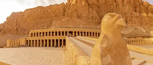 Deserts Prints: View of Mortuary Temple of Hatshepsut