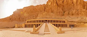 Deserts Prints: View of Mortuary Temple of Hatshepsut