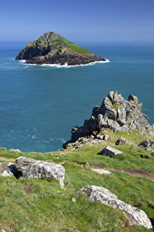 View of the Mouls off Rumps Point, Pentire Headland, Polzeath, North Cornwall