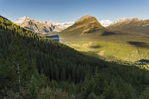 View of Mount Bell and Vista Lake from the Arnica Lake Trail, Banff National Park