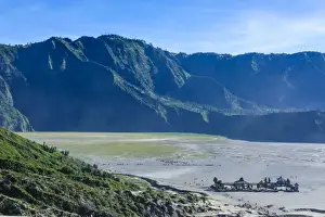 Volcanic Terrain Prints: View over the Mount Bromo crater