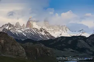 South American Latin America Prints: View of Mount Fitzroy (Cerro Fitz Roy) near El Chalten