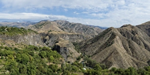 Armenia Prints: View over the mountains surrounding Garni, Kotayk Province, Armenia, Caucasus, Asia